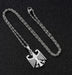 Eagle Pendant Necklace – Patriotic Unisex Chain SF