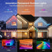 Outdoor LED String Lights – Multi-Color App & Remote Control - Samanta Factory