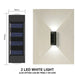 Solar Wall Light – Up & Down Waterproof LED for Modern Outdoor Decor - Samanta Factory