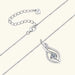 Moissanite Pendant Necklace – D Color VVS1 Twisted Design SF