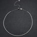Moissanite Tennis Necklace – Adjustable 2 mm D-Color Shine SF