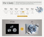 S925 Moissanite Ring – D-Color VVS1 Wavy Band SF