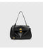 Microfiber Leather Shoulder Bag – Large Square with Lock SF