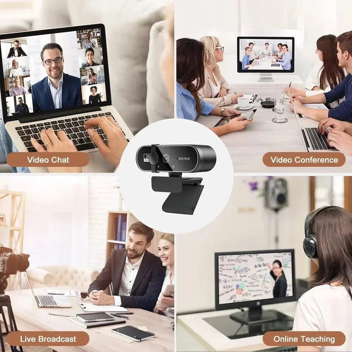 HD Mini Webcam – Auto Focus with Built-In Microphone for PC, Laptop & Video Calls SF