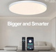 MARPOU Big Size Smart ceiling lamp led lamp for bedroom 80W ceiling lights with Remote control Dimmable led lights for room - Samanta Factory
