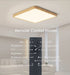 MARPOU Tuya Smart LED Ceiling Lamp Wood Grain App Voice Control Alexa/Google Remote Control Square Ceiling Lights Living Room - Samanta Factory