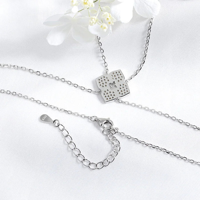 Moissanite Necklace – Full Round-Cut Sparkle in 925 Sterling Silver SF