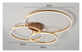 Modern LED Chandelier – Dimmable Semi-Flush Mount with Remote Control - Samanta Factory