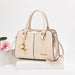 Women’s Large Capacity Boston Handbag – PU Leather Shoulder & Crossbody Tote Bag SF