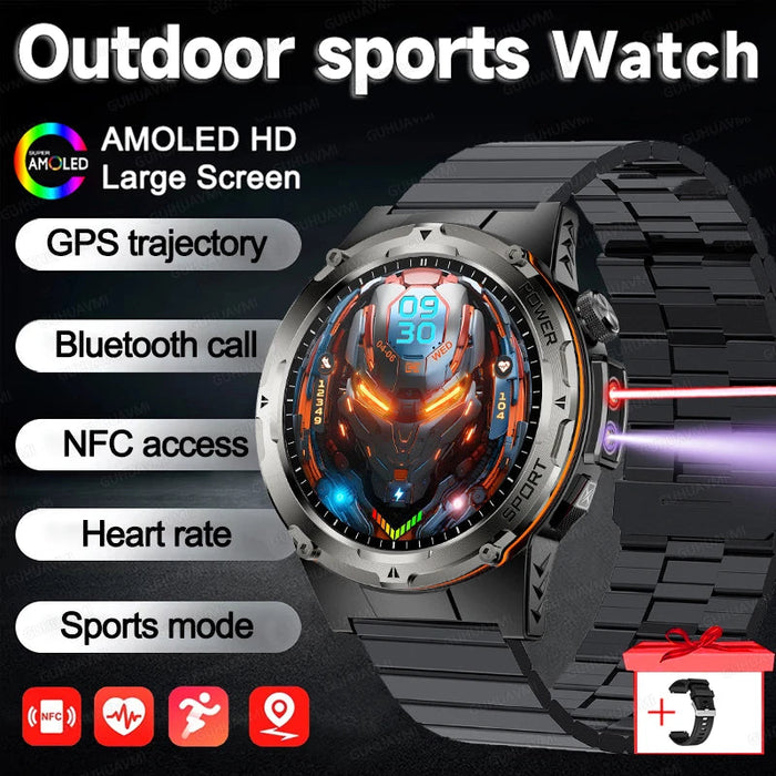 Outdoor Sports Smartwatch – 1.39″ AMOLED, GPS & Swimming Mode SF