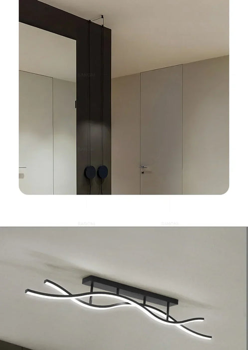 LED Ceiling Light – Simple Line Design for Modern Kitchens, Bedrooms, and Dining Areas - Samanta Factory