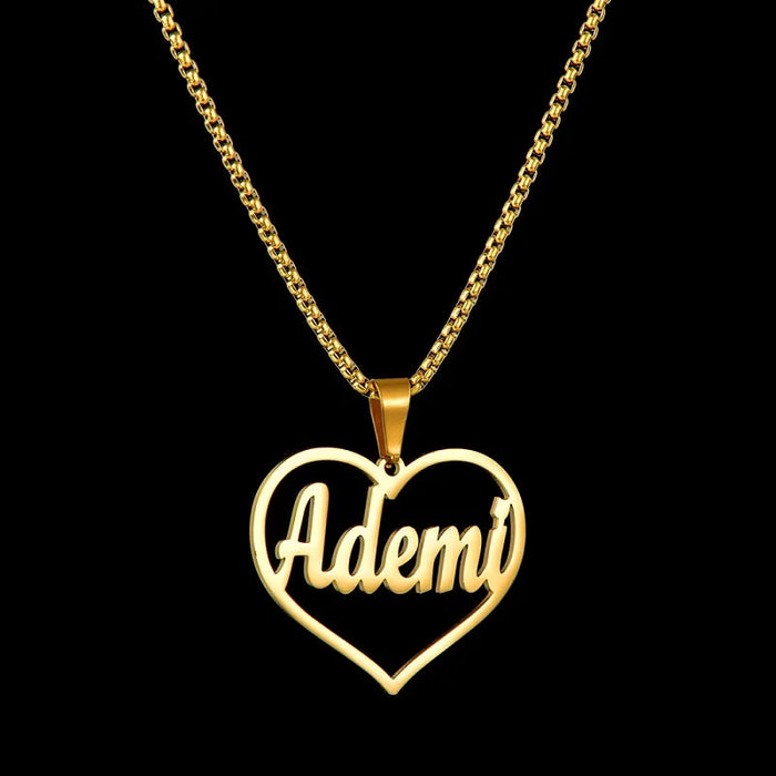 Custom Name Crown Necklace- Trendy Crown Name Necklace in Gold, Silver & Rose Gold SF