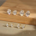Oval Moissanite Stud Earrings – 0.5–3CT Brilliant Cut in 925 Sterling Silver SF