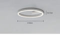 LED Ceiling Light – Modern Surface-Mounted Design with Dimmable Remote Control - Samanta Factory