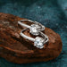 925 Sterling Silver Drop Earrings – 1ct D-Color Moissanite SF