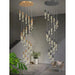 Modern Pendant Light – Luminous Acrylic with Brushed Aluminum Finish - Samanta Factory
