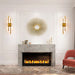 Contemporary Black & Gold LED Wall Lamp – Up & Down Light for Modern Interiors - Samanta Factory