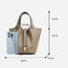 Cowhide Leather Bucket Bag – Soft Fashion for Four Seasons SF