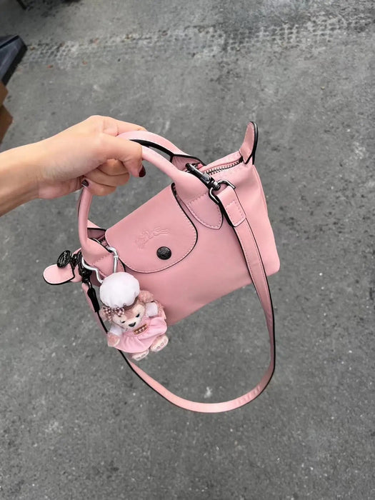 Soft PU Hobo Bag – Compact Zipper Shoulder Design SF