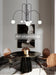 Modern LED Chandelier – Frosted Glass Pendant Light for Elegant Interiors - Samanta Factory