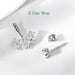 Moissanite Drop Earrings – GRA Certified D Color VVS1 Sparkle SF