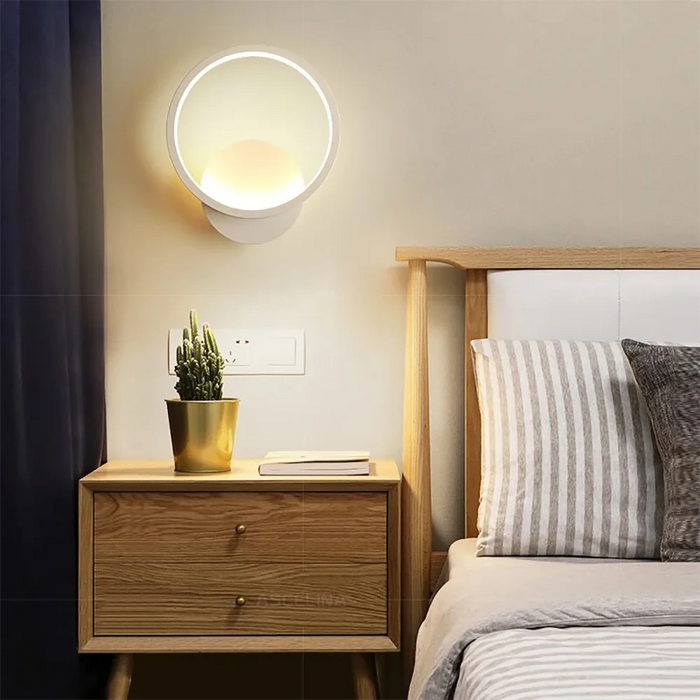 LED Wall Light – 3-Color Dimmable Lighting with Modern Minimalist Design - Samanta Factory