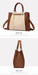 Designer Inspired PU Leather Shoulder Bag – Luxury Casual Tote for Women - Samanta Factory