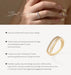 S925 Moissanite Ring – D-Color VVS1 Stone in 18K Gold Plating SF