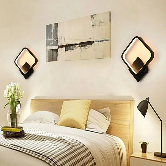 LED Wall Light – 3-Color Dimmable Lighting with Modern Minimalist Design - Samanta Factory