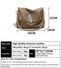 Leather Crossbody Bag - Vintage Soft Flap Style SF