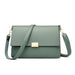 Women’s Genuine Leather Shoulder Bag – Square Ruched Handbag with Hasp Closure - Samanta Factory