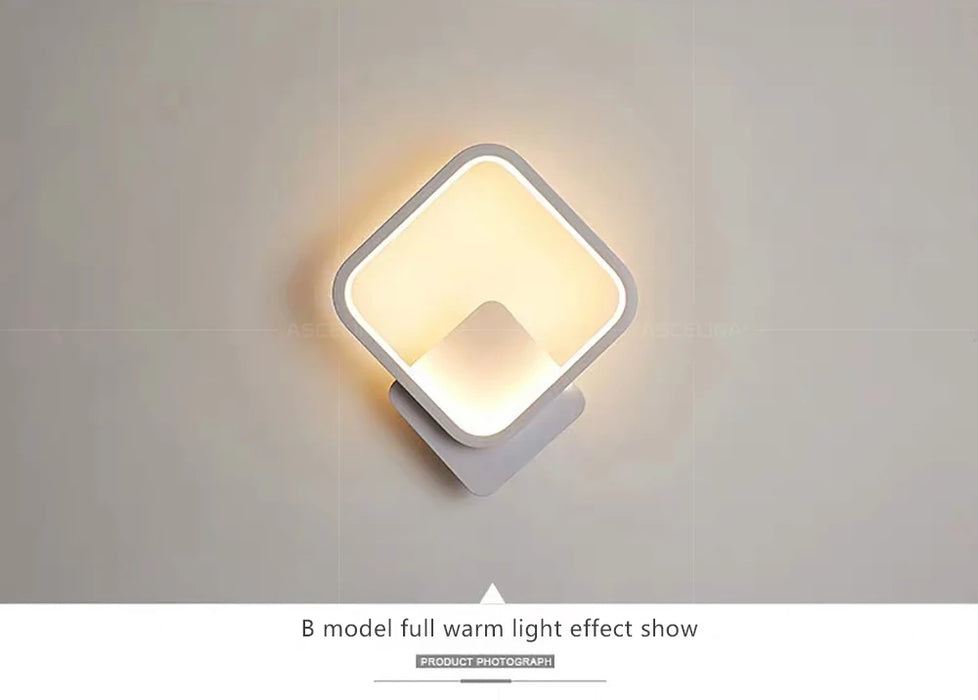 LED Wall Light – 3-Color Dimmable Lighting with Modern Minimalist Design - Samanta Factory