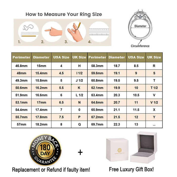 Sterling Silver Bridal Ring Set – Pear Cut Zircon Elegance SF