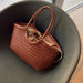 Hand-Woven Tote Bag – French Style Basket Shoulder Bag SF