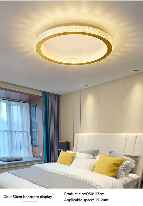 Luxury LED Ceiling Light – Modern Surface-Mounted Fixture for Living Spaces - Samanta Factory