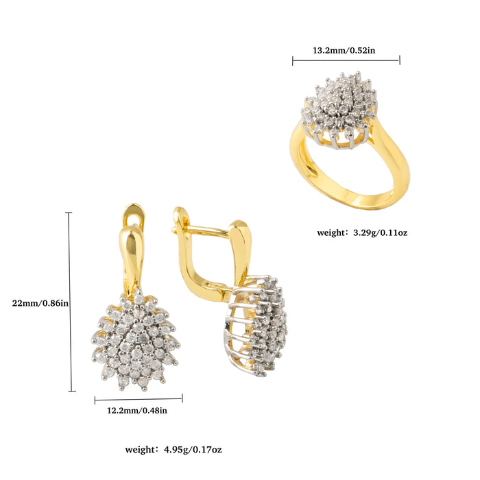 Jewelry Set – Elegant Plant-Inspired Design SF