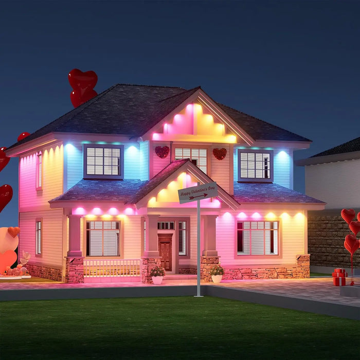 Outdoor LED String Lights – Multi-Color App & Remote Control - Samanta Factory