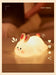 Cute Rabbit Night Light Silicone Lamp – Touch Sensor Soft LED Kids Sleep Light SF