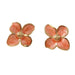 Stud Earrings – Vintage Petal Design in Stainless Steel SF