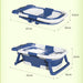 Foldable Silicone Baby Bath Tub – Soft & Safe Bathtub for Newborns & Toddlers - Samanta Factory