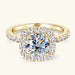 Moissanite Engagement Ring – 2ct D-Color VVS1 in 925 Sterling Silver SF