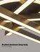 LED Ceiling Light – Modern 4-Bulb Aluminum Fixture for Living Spaces - Samanta Factory