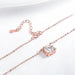 Moissanite Solitaire Necklace – Certified VVS1 Round Stone SF