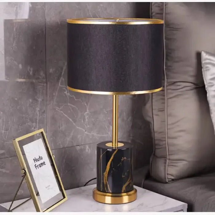 Contemporary LED Floor Lamp – Touch Control with Plated Metal Design - Samanta Factory