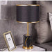 Contemporary LED Floor Lamp – Touch Control with Plated Metal Design - Samanta Factory