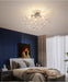 Crystal Dandelion Ceiling Light – 4-Light Nordic Chandelier for Living Room & Dining Room SF