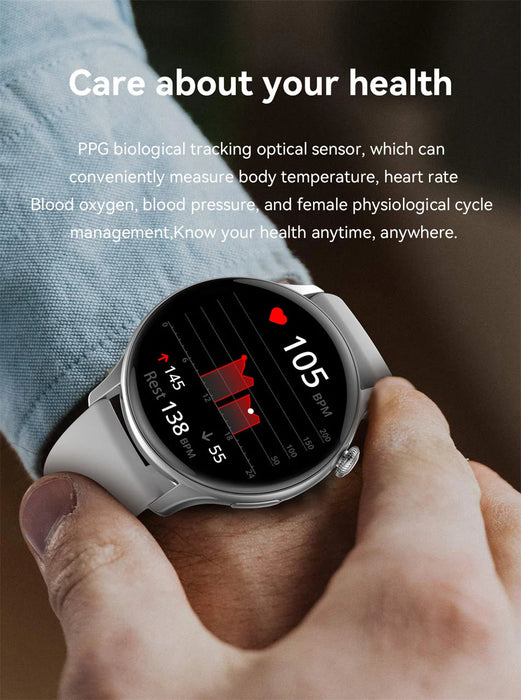 Smart Watch – AMOLED Display with Bluetooth Calling SF