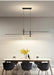 Modern LED Pendant Light – Adjustable Aluminum Chandelier with Dimmable Lighting - Samanta Factory