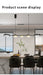 Modern Ring Pendant Light – 48W LED Chandelier with Soft Eye-Care Illumination - Samanta Factory