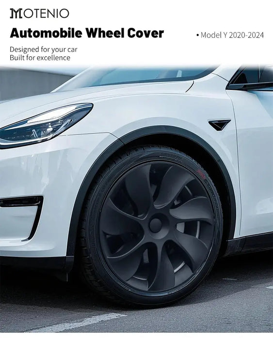 4PCS 19 Inch Cyclone Style Wheel Covers for Tesla Model Y (2020-2024) Right & Left Automobile Accessories Hubcaps Replacement - Samanta Factory